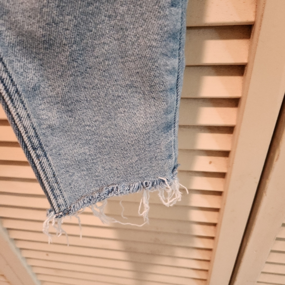 ZARA Super Stretch Skinny Raw Ankle Jeans 4 - Picture 4 of 10